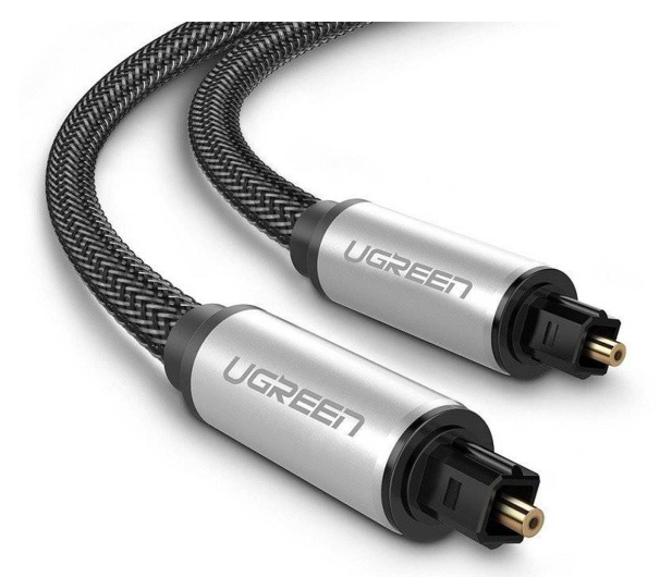 UGREEN AV108 Kabel optyczny Toslink Audio aluminiowy z oplotem, 1m - 1267598 - zdjęcie